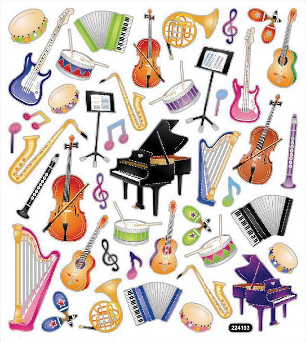 Multicolored Stickers Orchestra