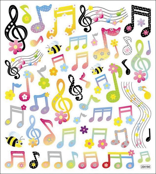 Multicolored Stickers Spring Notes