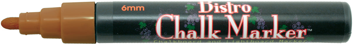 Bistro Chalk Marker 6mm Bullet Tip Brown
