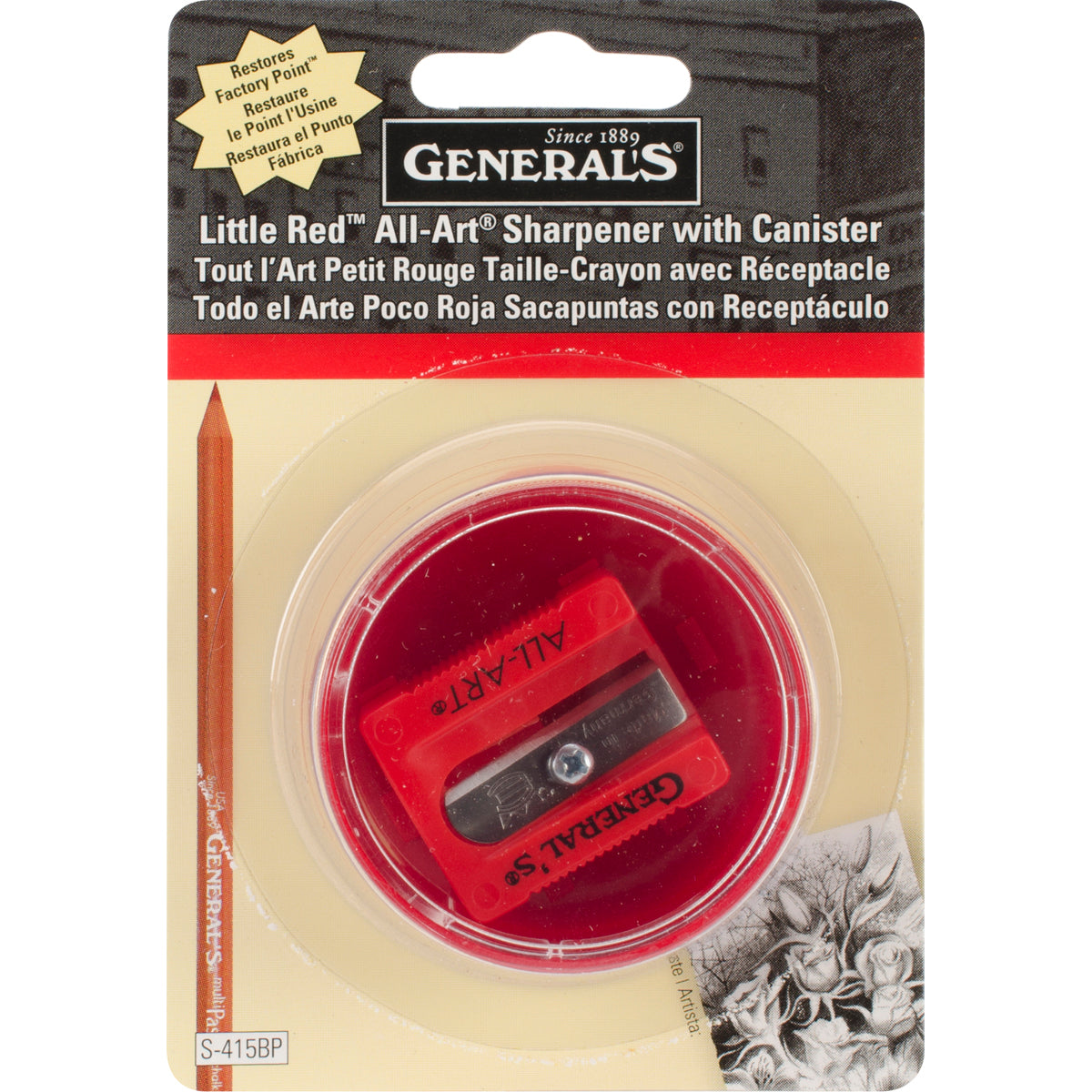 Little Red All-Art Pencil Sharpener 