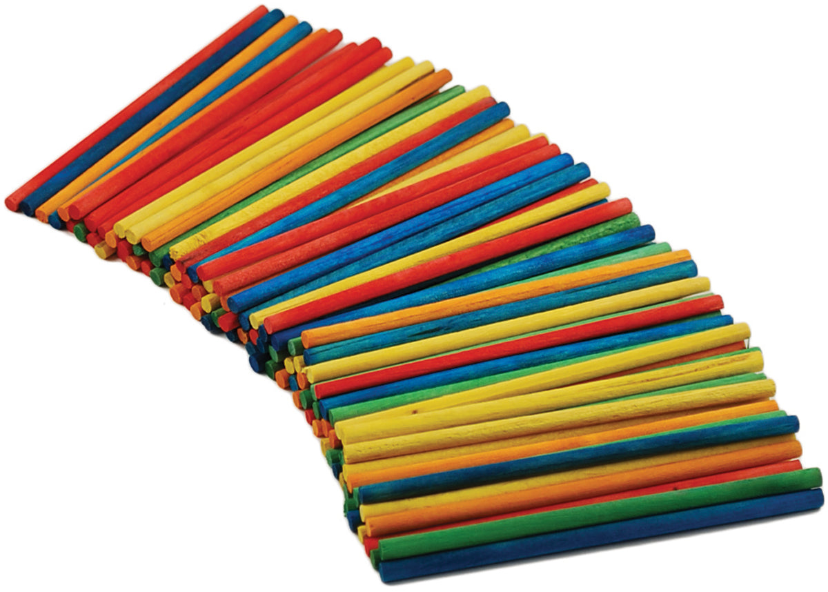 Craft Match Sticks Colored 2" 750/Pkg