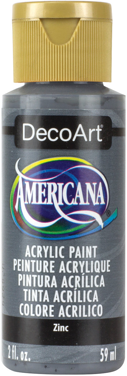 Americana Acrylic Paint 2oz Zinc - Opaque