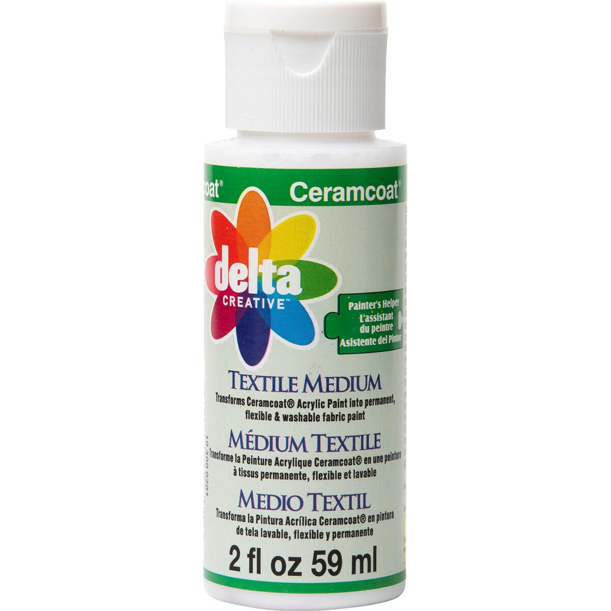 Delta Ceramcoat Painters Helper Textile Medium 2oz