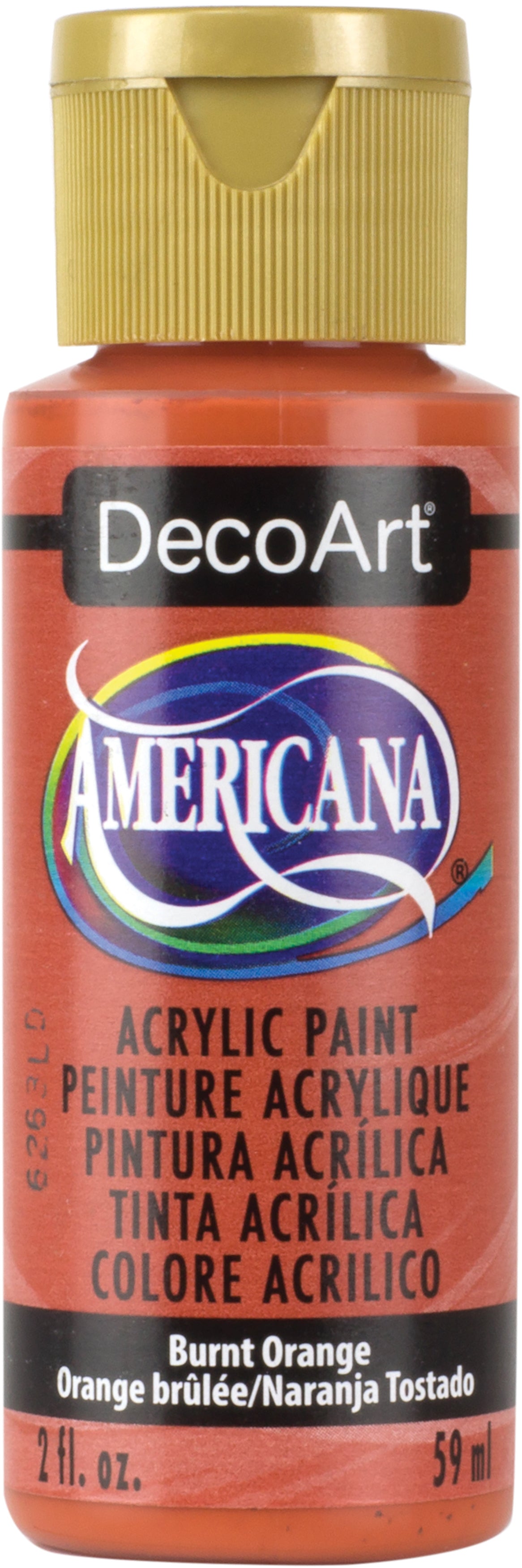 Americana Acrylic Paint 2oz Burnt Orange - Opaque