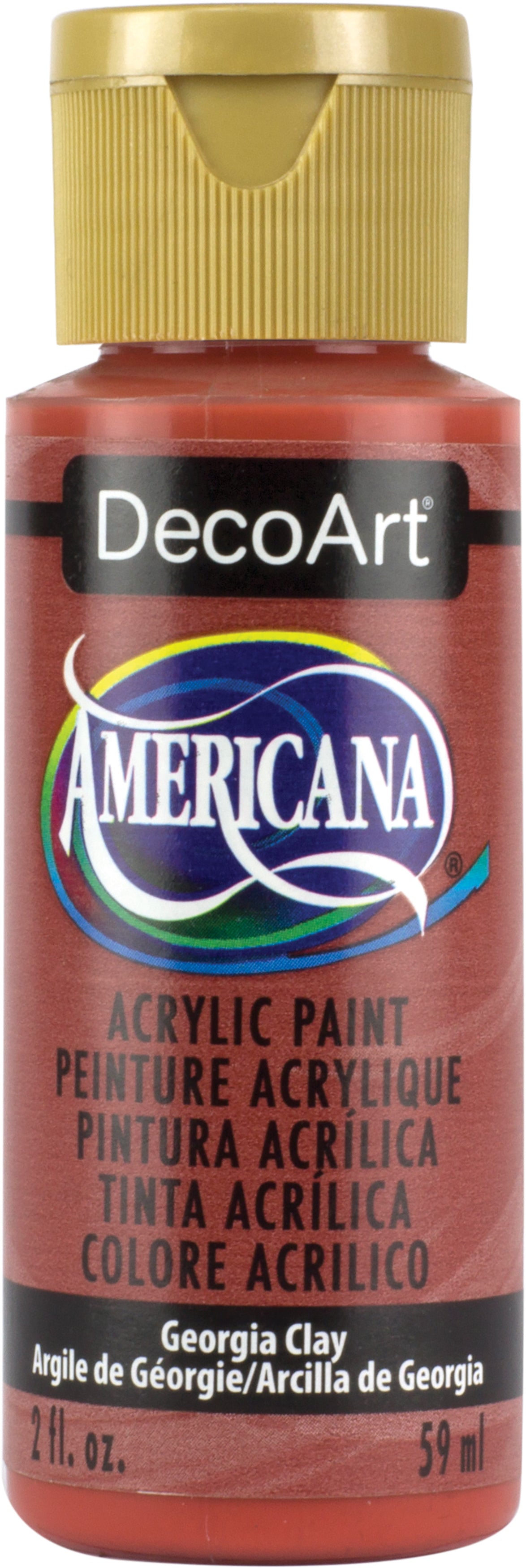 Americana Acrylic Paint 2oz Georgia Clay - Opaque