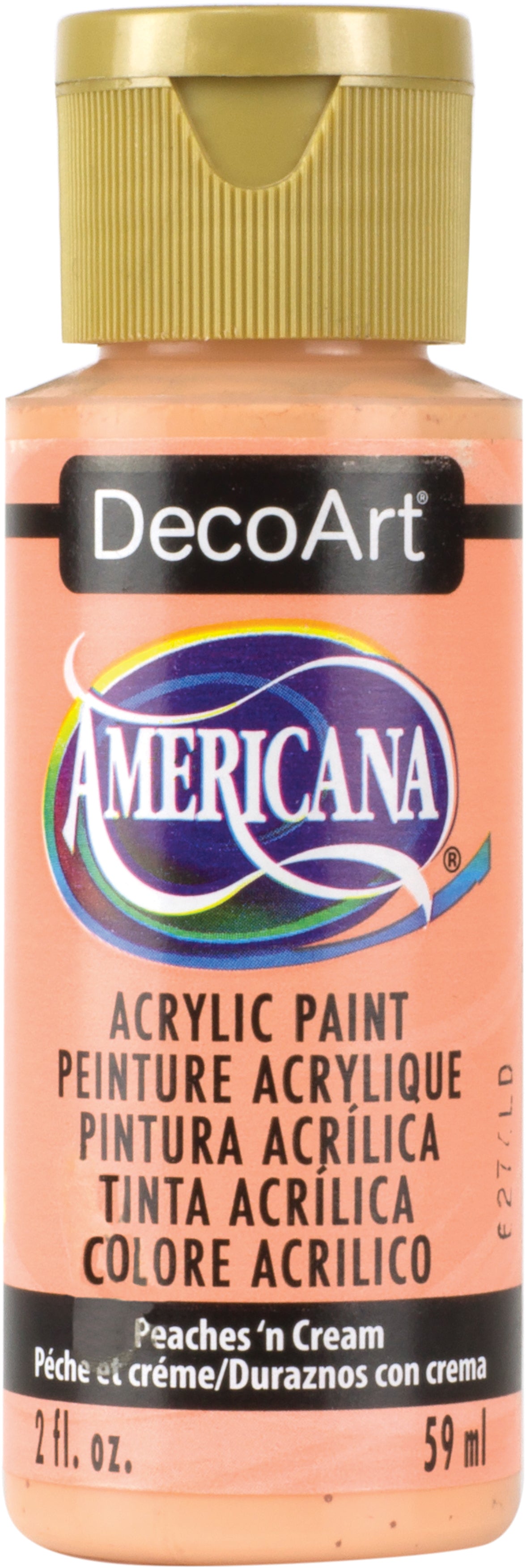 Americana Acrylic Paint 2oz Peaches 'n Cream - Opaque