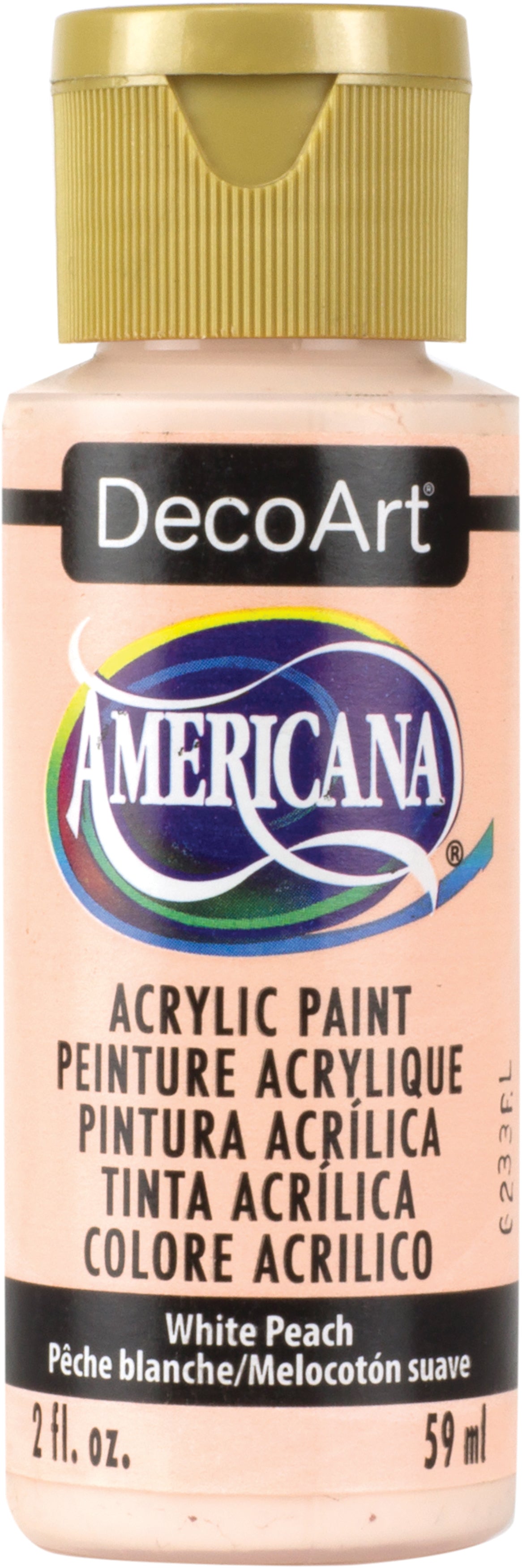 Americana Acrylic Paint 2oz Flesh - Semi-Opaque