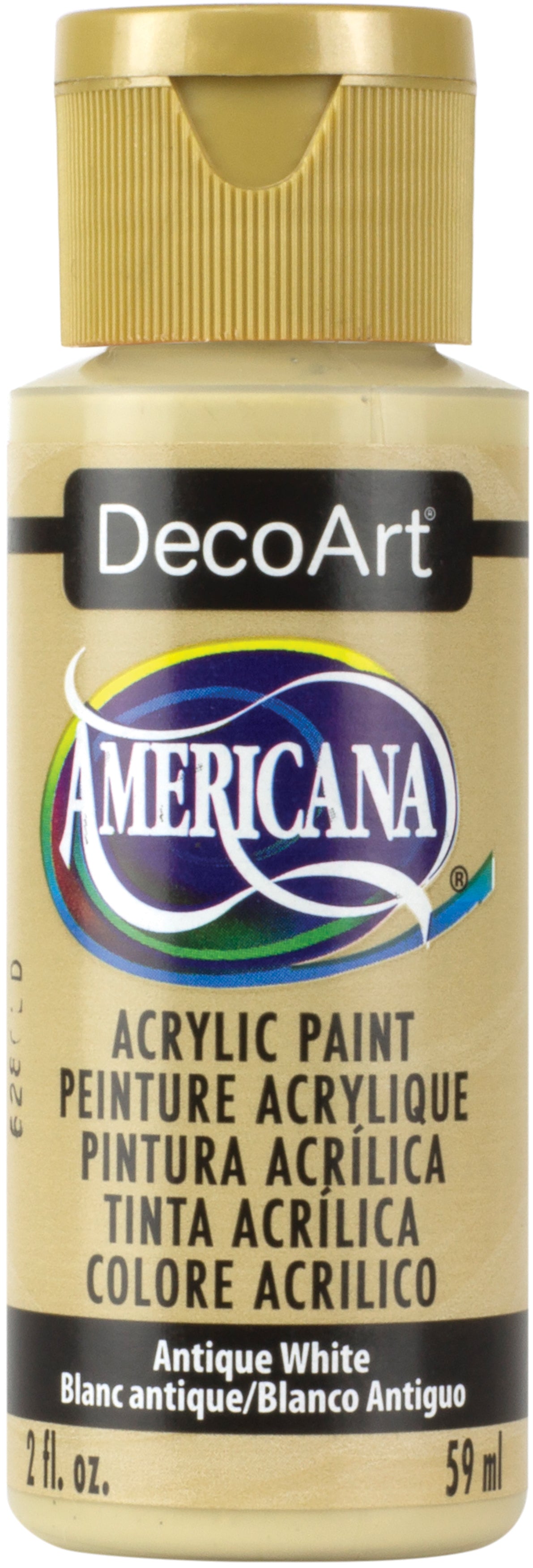 Americana Acrylic Paint 2oz Antique White - Opaque