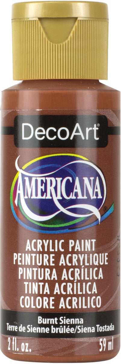 Americana Acrylic Paint 2oz Burnt Sienna - Opaque