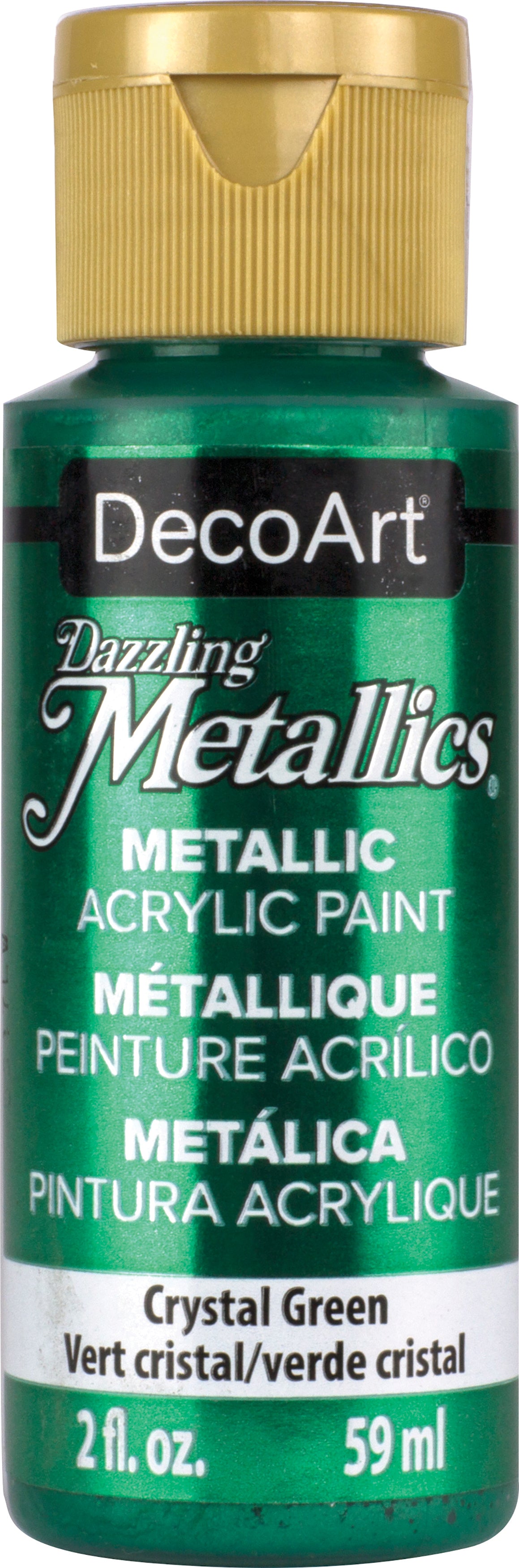 Dazzling Metallics Acrylic Paint 2oz Crystal Green