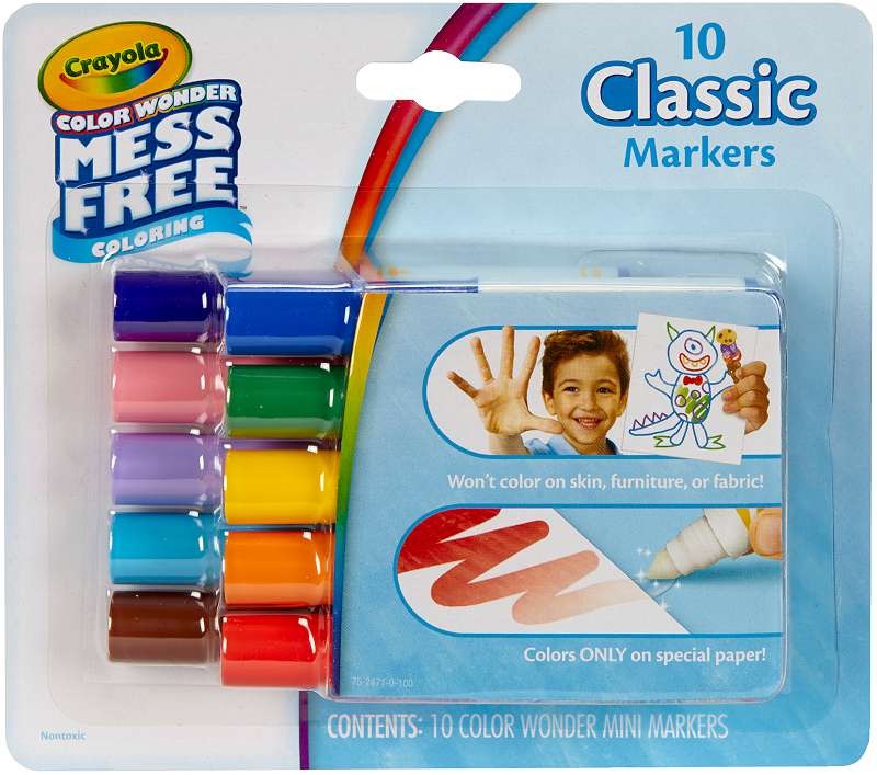Crayola Color Wonder Mini Markers Classic