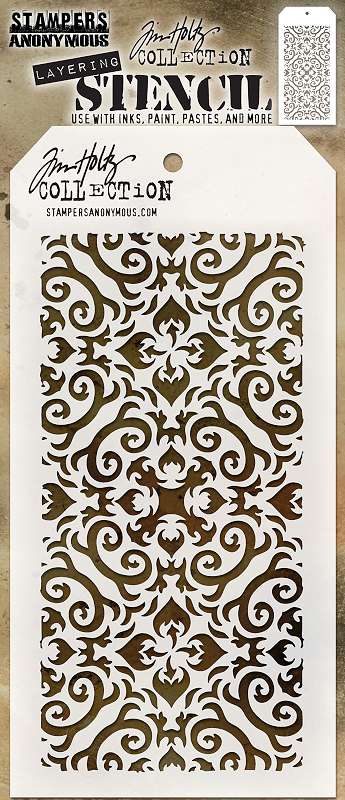Tim Holtz Layered Stencil 4.125"X8.5" Flames