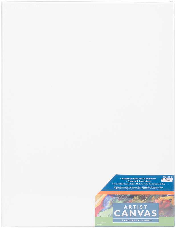 Pro Art Stretched Artist Canvas 14"X18"