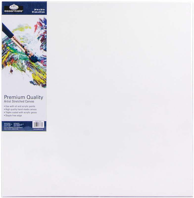 essentials(TM) Premium Stretched Canvas 24"X24"