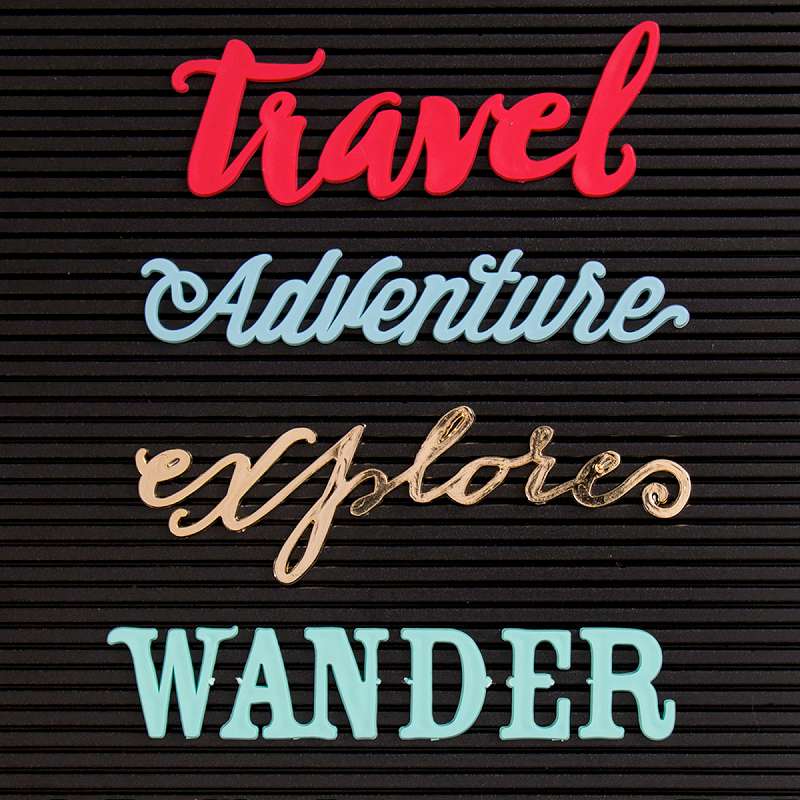 DCWV Letterboard Words Travel