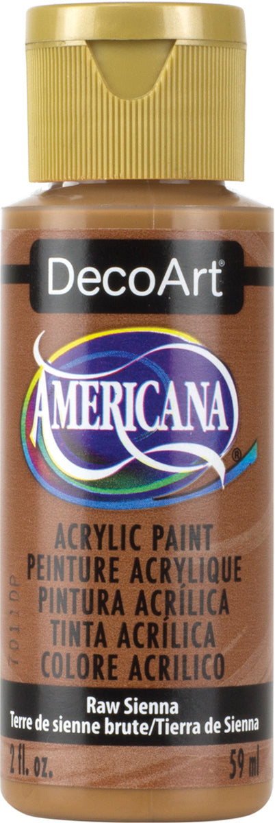 Americana Acrylic Paint 2oz Raw Sienna - Opaque