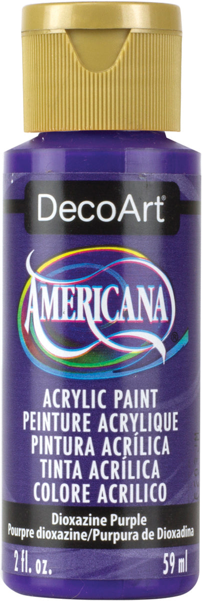 Americana Acrylic Paint 2oz Dioxazine Purple - Semi-Opaque