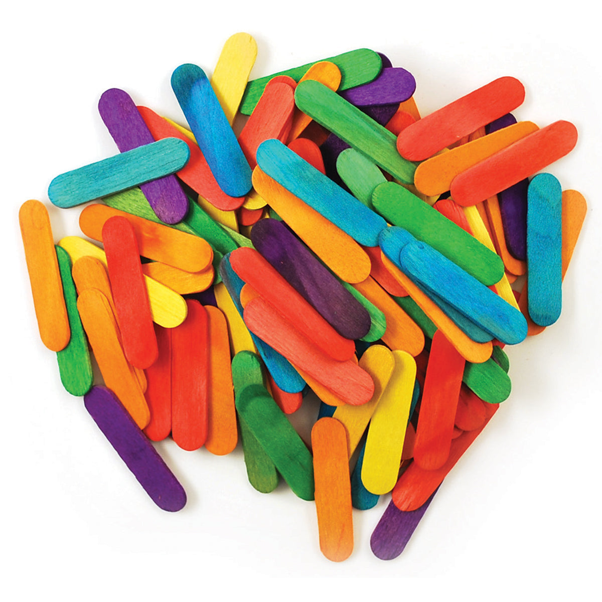 Mini Craft Sticks Colored 1.5" 120/Pkg