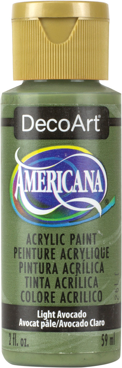 Americana Acrylic Paint 2oz Light Avocado - Opaque