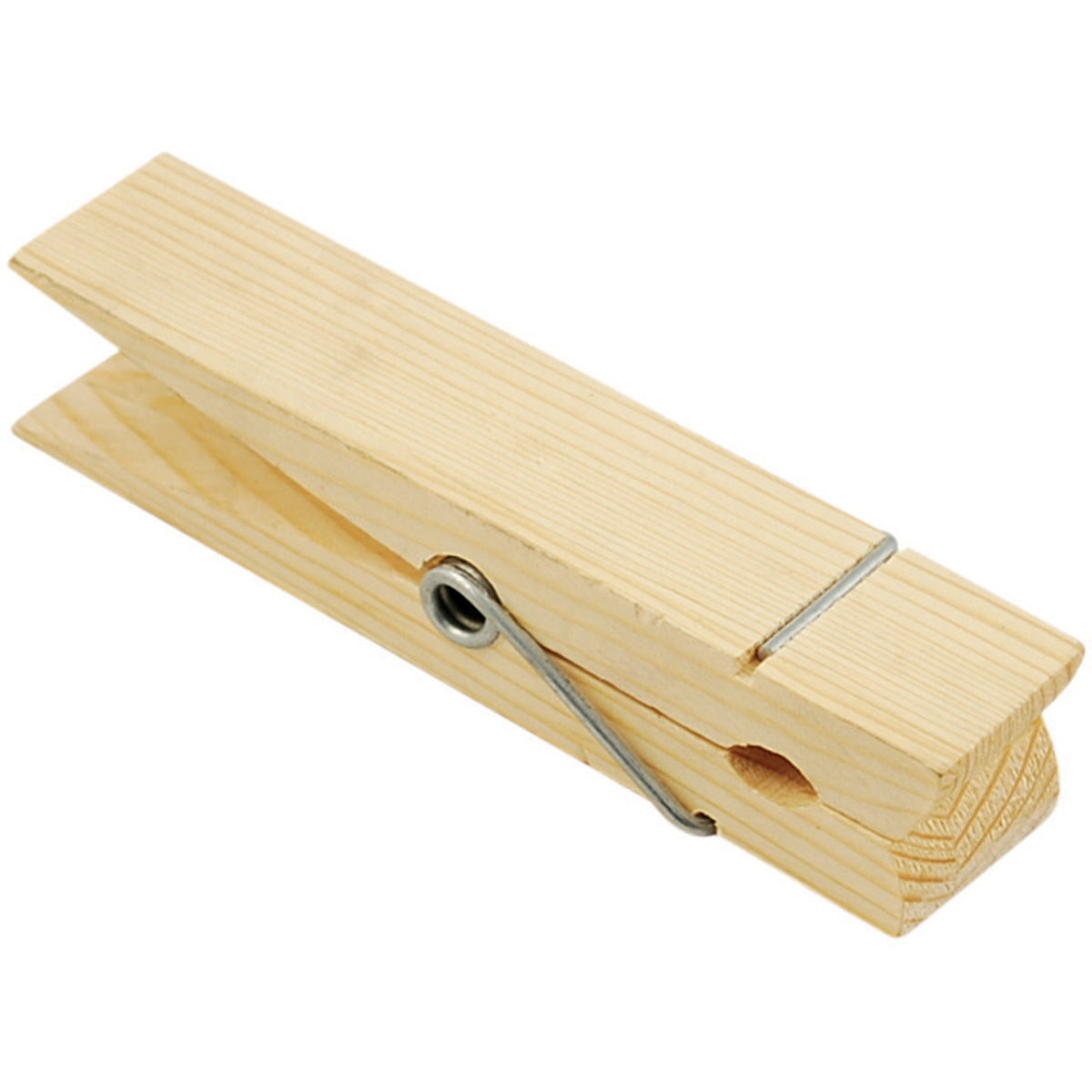 Wood Jumbo Clothespin Natural 5.875" 1/Pkg
