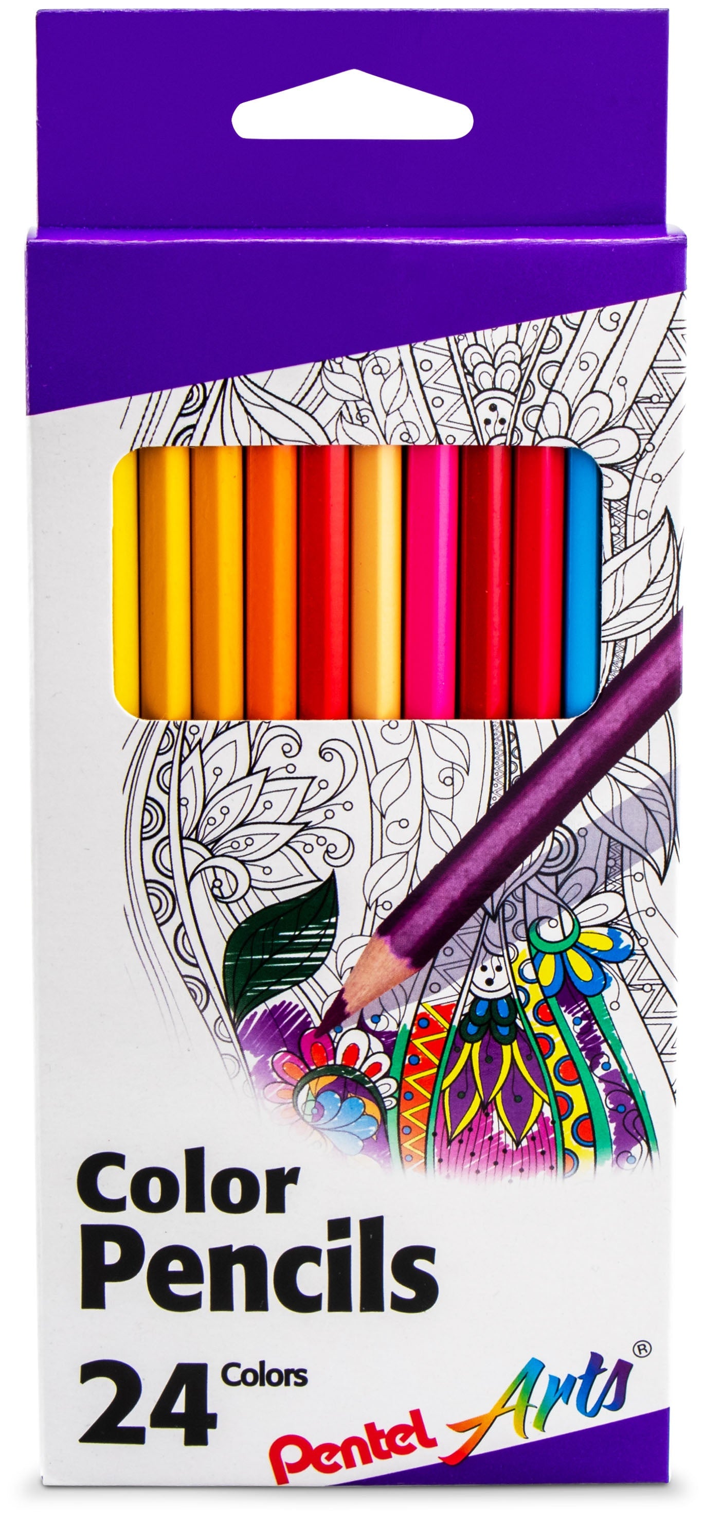 Pentel Colored Pencils 24/Pkg  