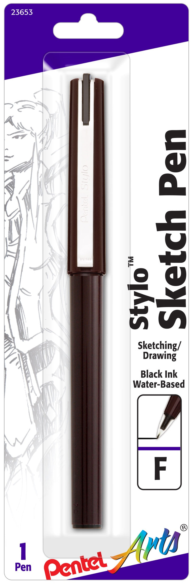 Stylo Sketch Pen Black