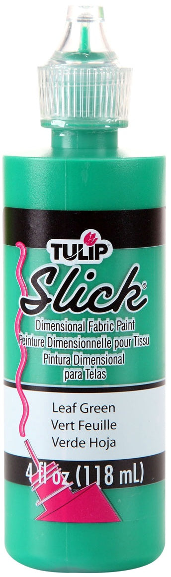 Tulip Dimensional Fabric Paint 4oz Slick - Leaf Green
