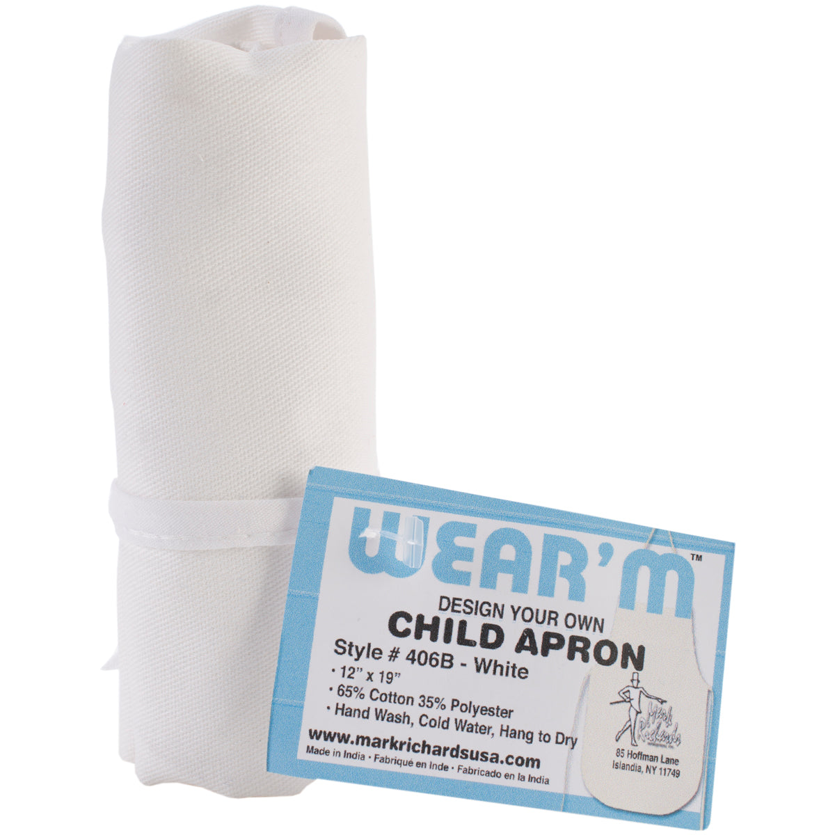 Child Apron 12"X19" White