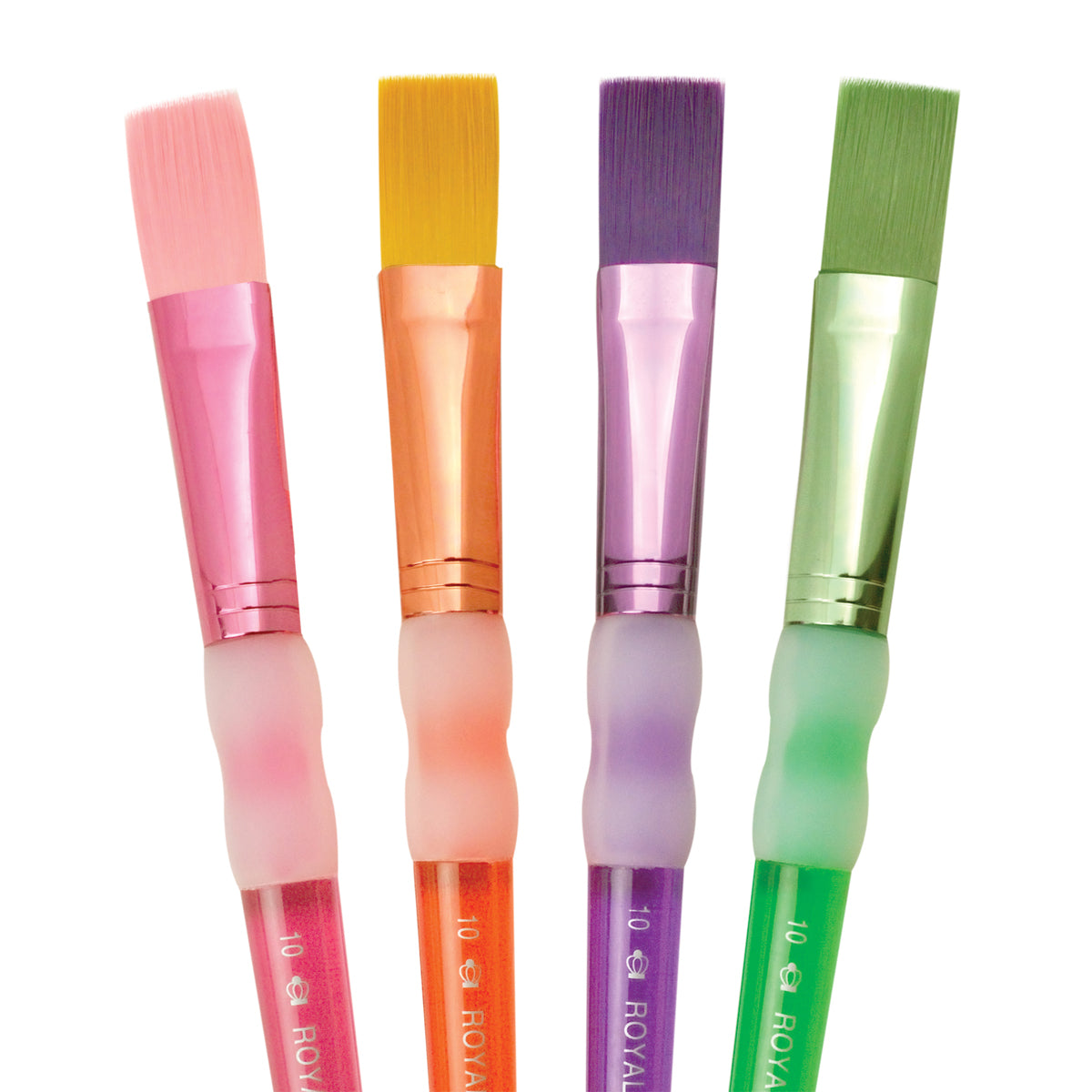 Big Kids Choice Chubby Arts & Crafts Brush Set Flat 4/Pkg