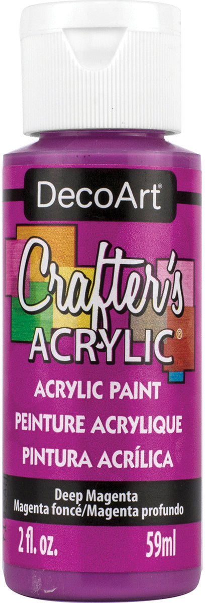 Crafter's Acrylic All-Purpose Paint 2oz Deep Magenta