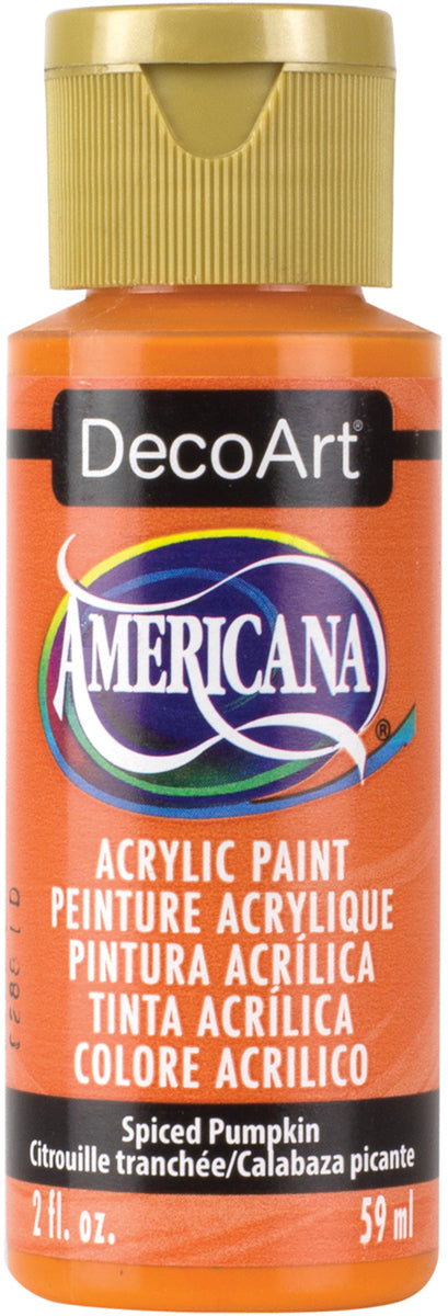 Americana Acrylic Paint 2oz Spiced Pumpkin - Opaque
