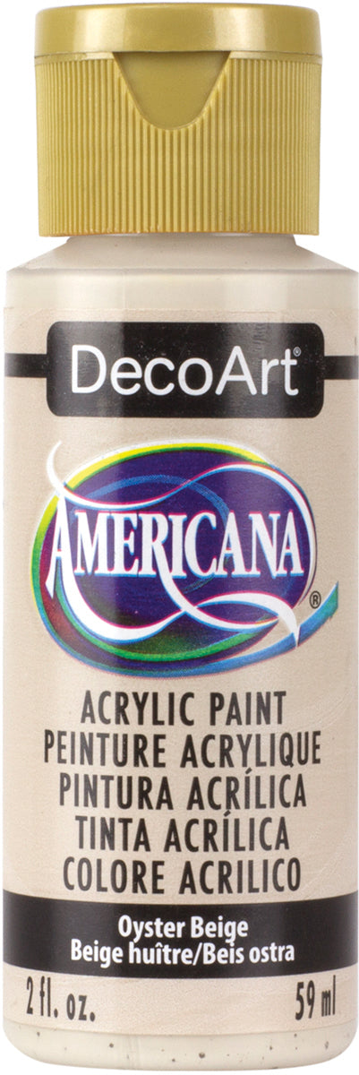Americana Acrylic Paint 2oz Oyster Beige - Opaque