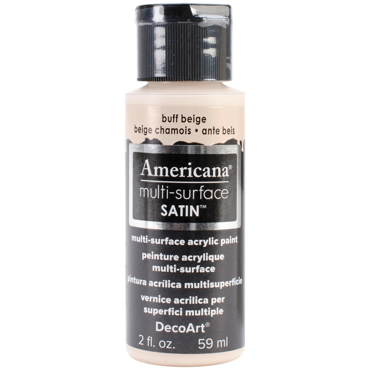 Americana Multi-Surface Satin Acrylic Paint 2oz Buff Beige