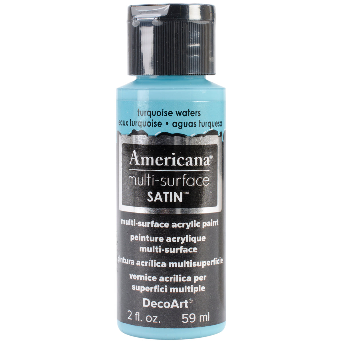 Americana Multi-Surface Satin Acrylic Paint 2oz Turquoise Waters