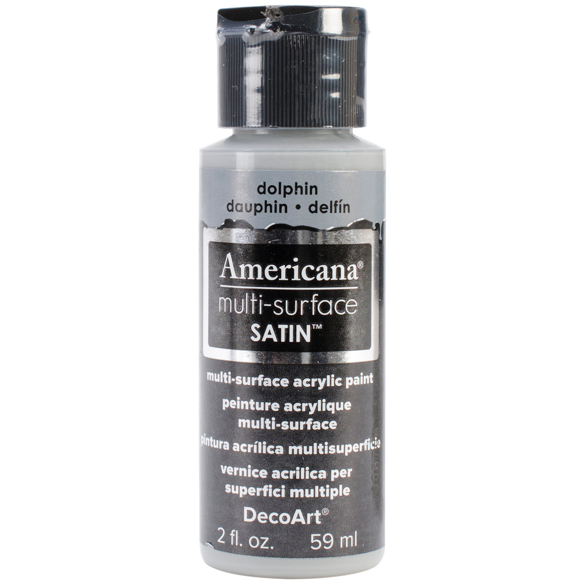 Americana Multi-Surface Satin Acrylic Paint 2oz Dolphin