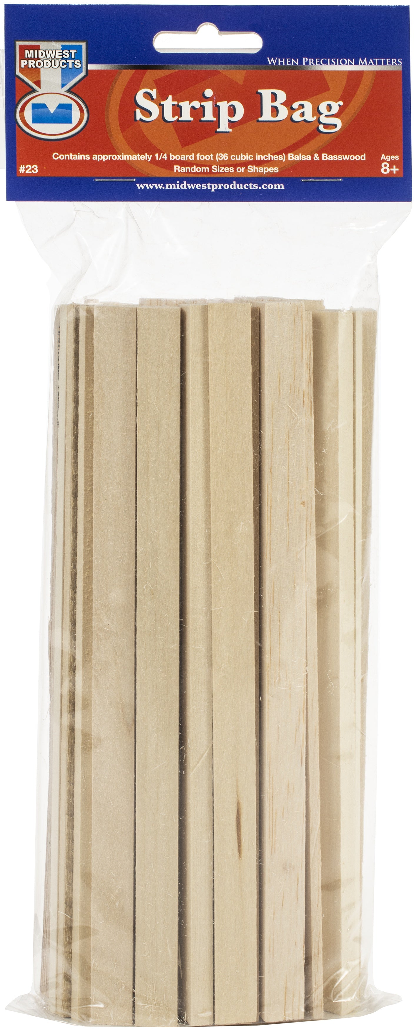 Balsa & Basswood Strip Bag