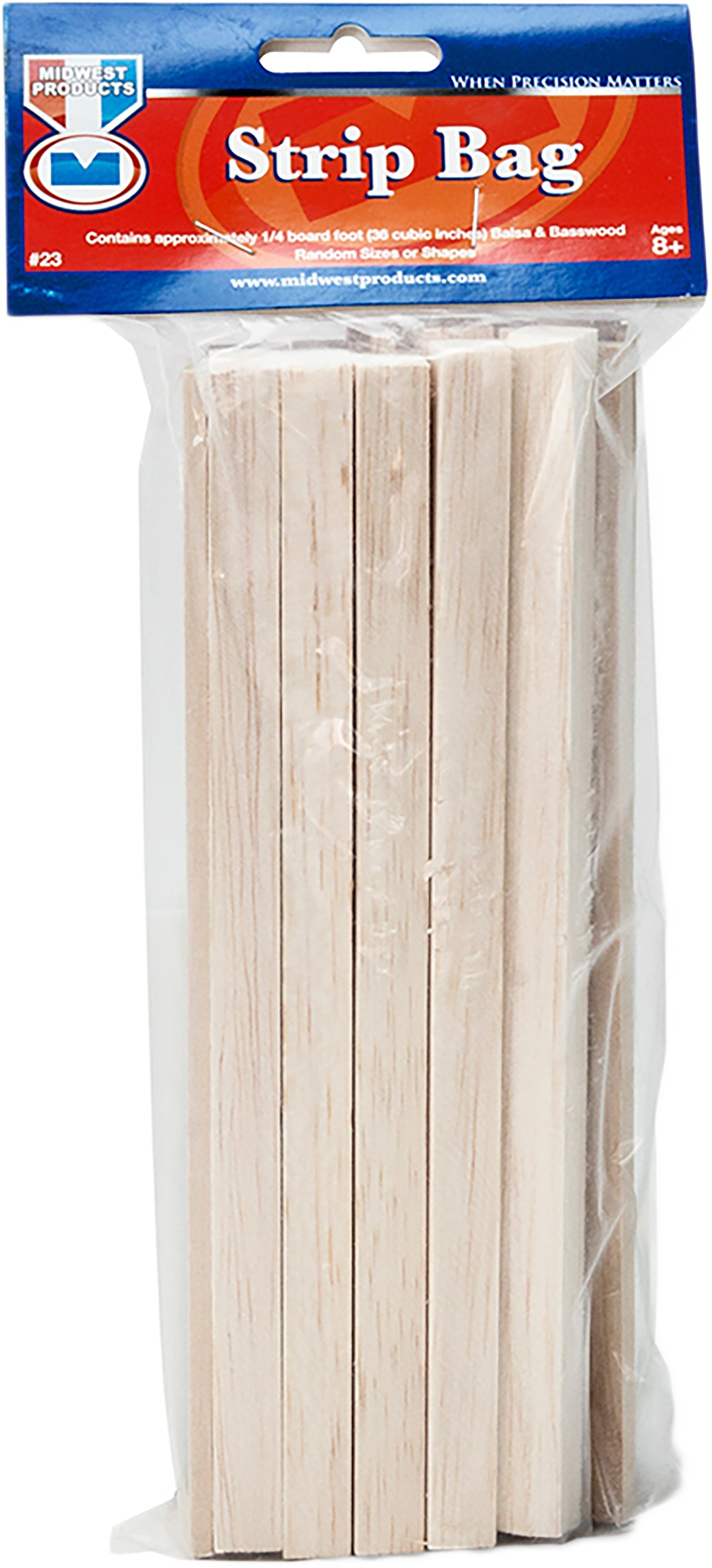 Balsa & Basswood Strip Bag