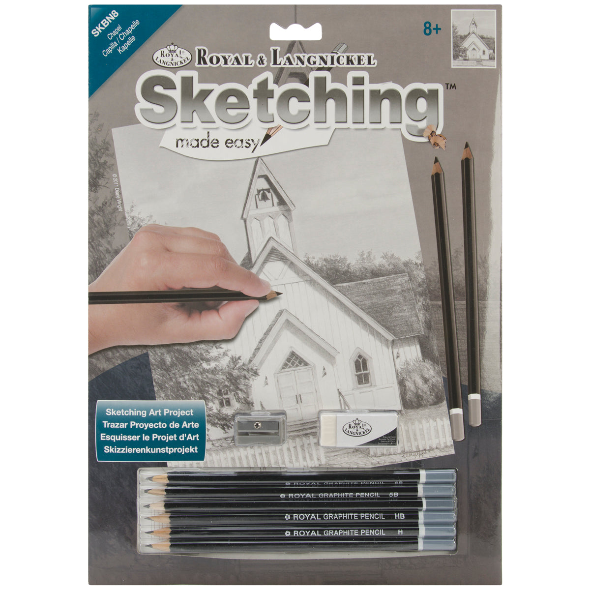 Sketching Made Easy Kit 9"X12" Chapel
