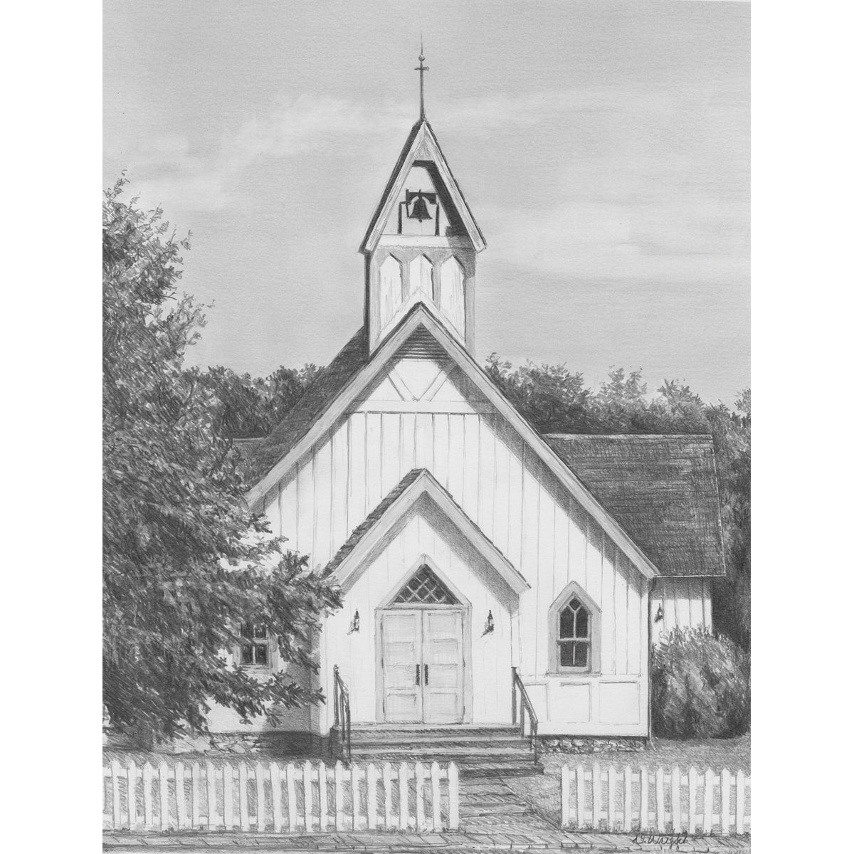 Sketching Made Easy Kit 9"X12" Chapel