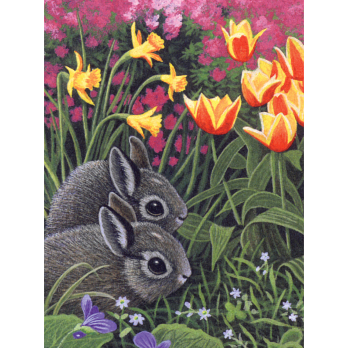Junior Small Paint By Number Kit 8.75"X11.75" Spring Bunnies