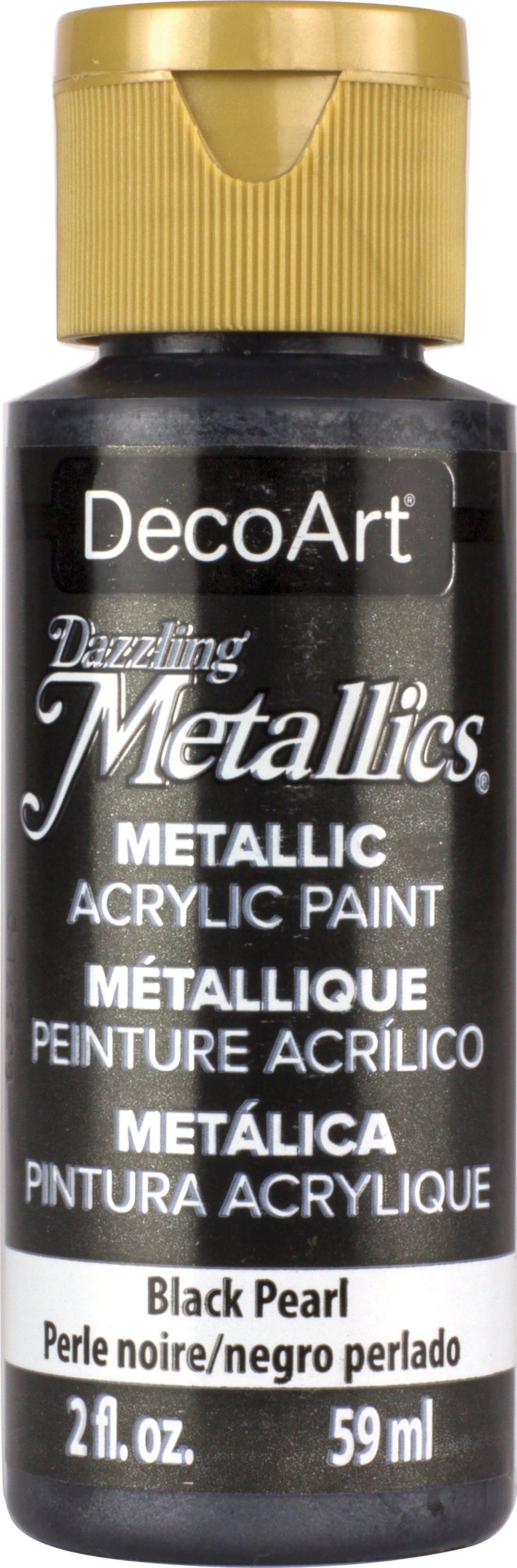 Dazzling Metallics Acrylic Paint 2oz Black Pearl