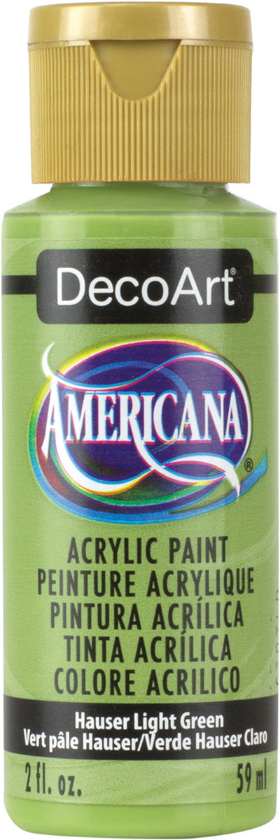 Americana Acrylic Paint 2oz Hauser Light Green - Opaque
