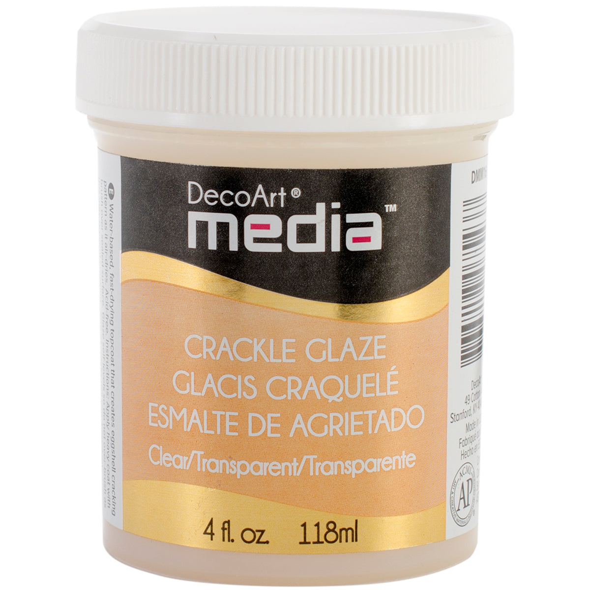 Media Crackle Glaze 4oz Clear