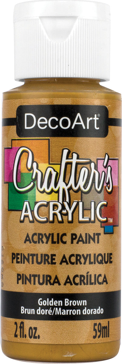 Crafter's Acrylic All-Purpose Paint 2oz Golden Brown