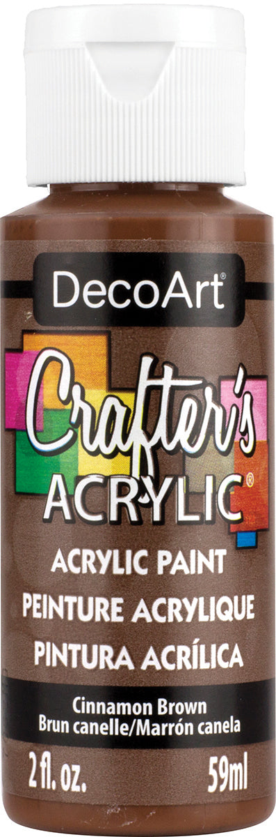 Crafter's Acrylic All-Purpose Paint 2oz Cinnamon Brown