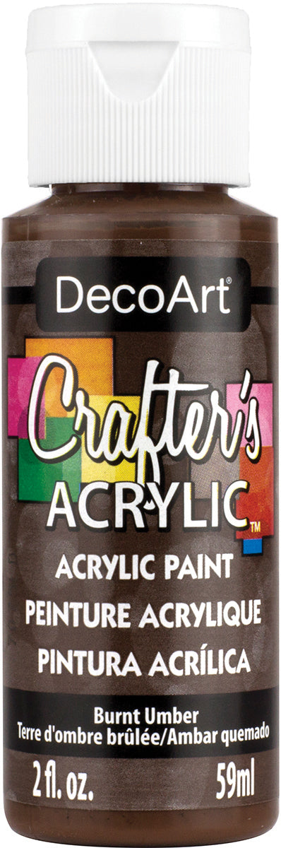 Crafter's Acrylic All-Purpose Paint 2oz Burnt Umber