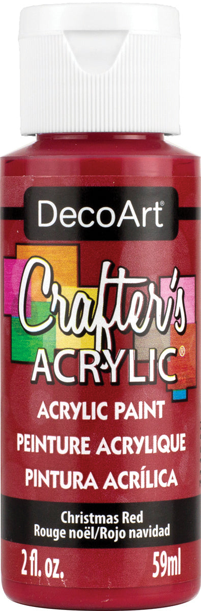 Crafter's Acrylic All-Purpose Paint 2oz Christmas Red