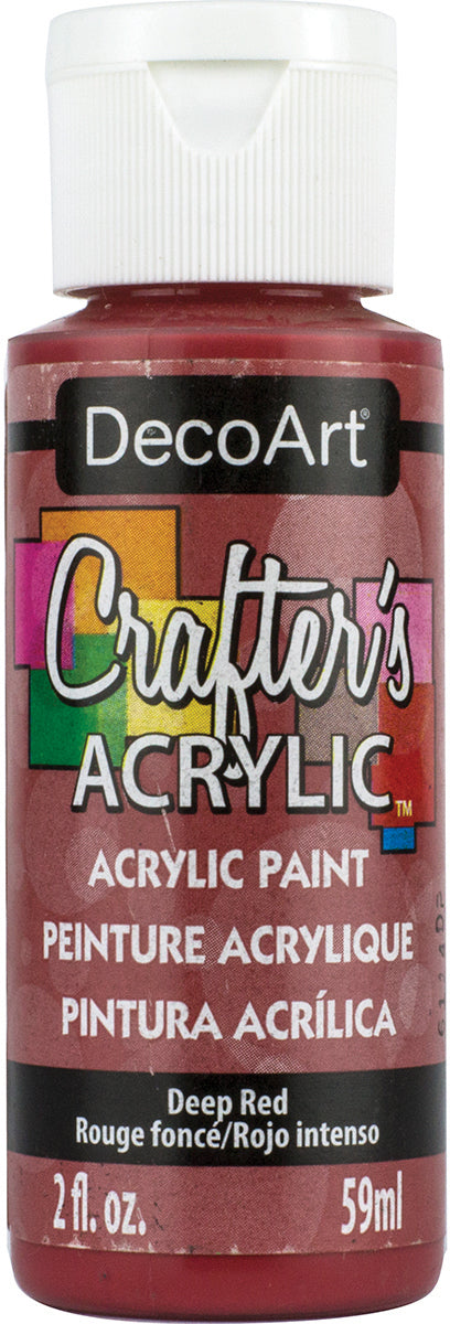 Crafter's Acrylic All-Purpose Paint 2oz Deep Red