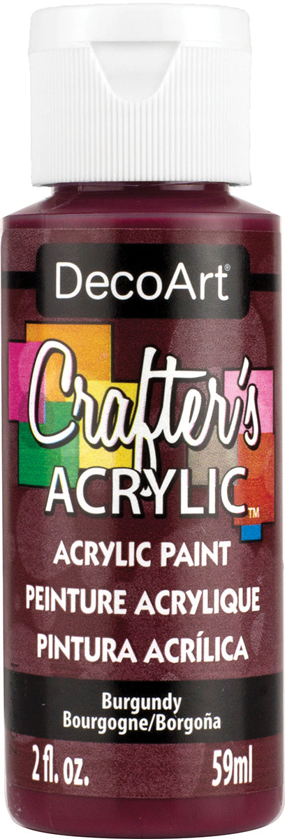 Crafter's Acrylic All-Purpose Paint 2oz Burgundy