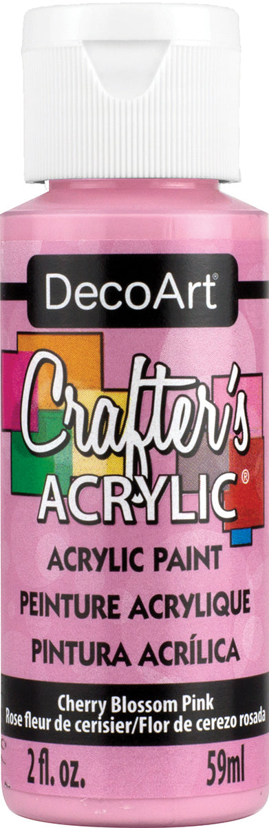 Crafter's Acrylic All-Purpose Paint 2oz Cherry Blossom Pink